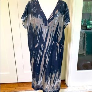 Emerson Fry Modern V-neck Sheath Dress